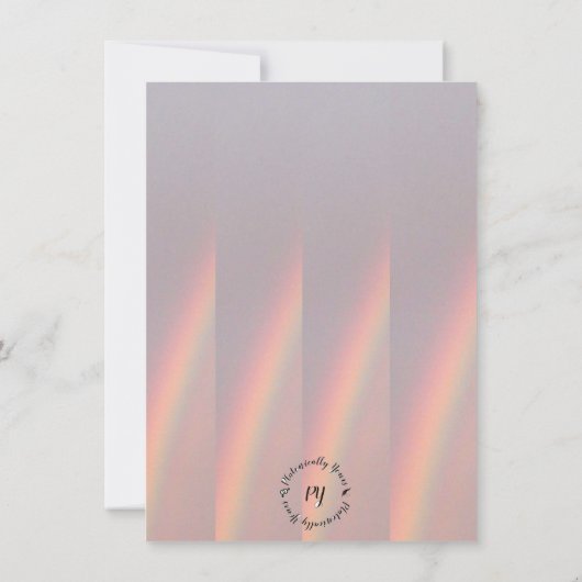 Danke Prism Flat Grußkarte (Rückseite)