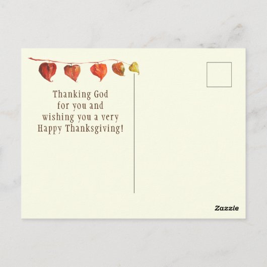 Danke, Psalm 92:4 Bibelverse Postkarte (Rückseite)