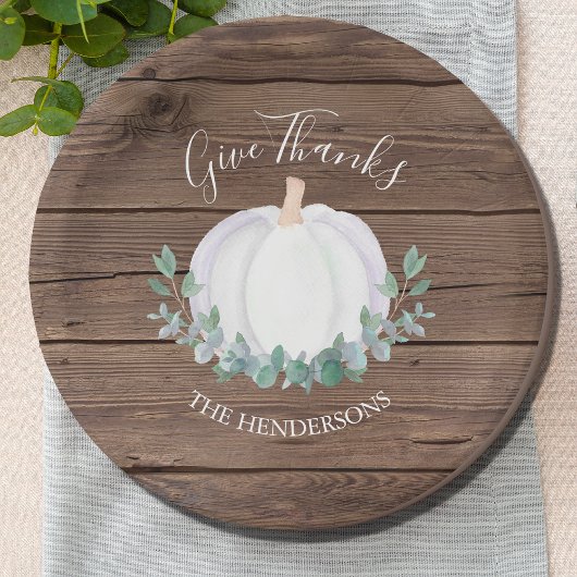 Danke Pumpkin Erntedank Pappteller