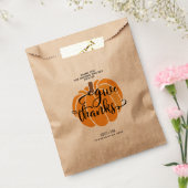 Danke Pumpkin Geschenktütchen (Versiegelt)