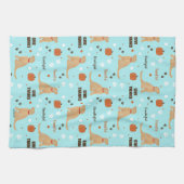 Danke Pumpkin Golden Dog Kitchen Geschirr Handtuch (Horizontal)