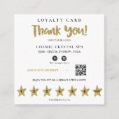 *~* Danke, QR Rewards Stars Treuekarte (Vorderseite)