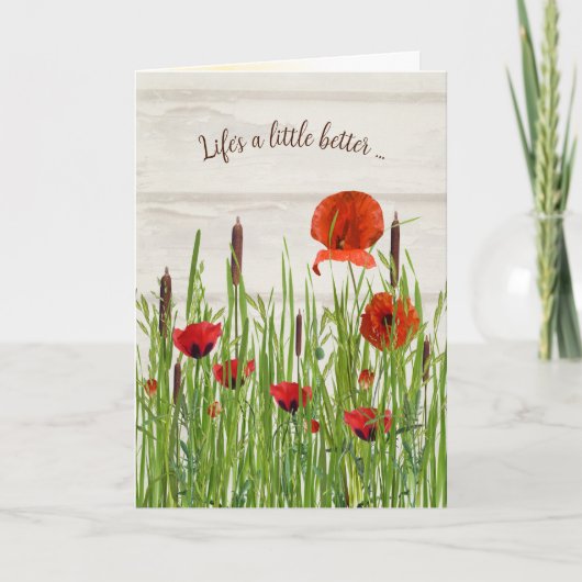 Danke Red Poppies (Vorderseite)