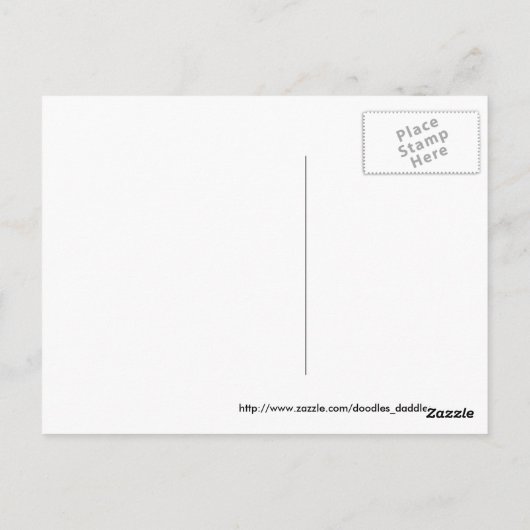 Danke Regenbogen Postkarte (Rückseite)