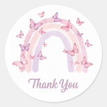 Danke, Regenbogenaufkleber