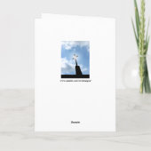 Danke religiöse geistige Gruß-Karte (Rückseite)