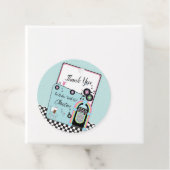 Danke, Retro 1950er Diner Birthday Geschenkanhänger (Beispiel)