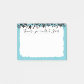 Danke Rockstarangestellt-Anerkennungspost-it Post-it Klebezettel (Vorderseite)