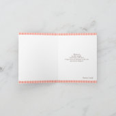 Danke rosa/Brown-Karte (Innenseite)