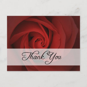 danke : Rosen : Postkarte