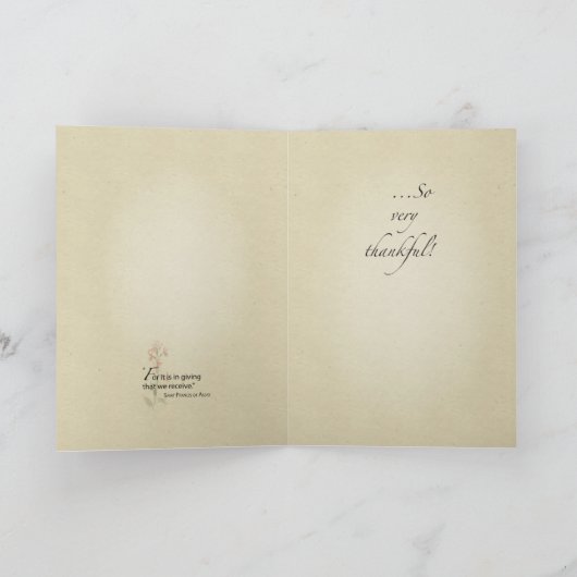 Danke Rote Wildblume, Religiöse (Innenseite)