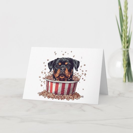 Danke Rottweiler Dog Movie Popcorn Ecket (Vorderseite)
