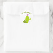 Danke! Runder Aufkleber (Tasche)