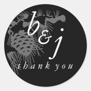 Danke Runder Aufkleber