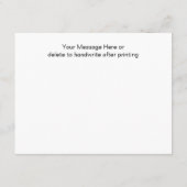 Danke Rustic Holz String Light Note Card Mitteilungskarte (Rückseite)