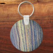 Danke Rustic Woodgrain Brown Wertschätzung Schlüsselanhänger (Rückseite)