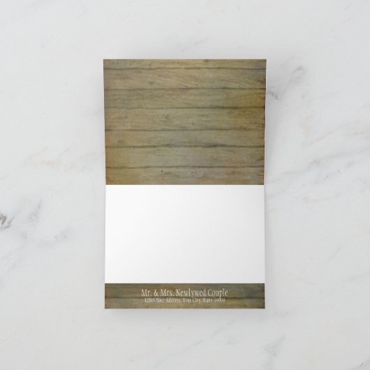 Danke rustikale Land-Weckglas-BlauHydrangeas (Innenseite)