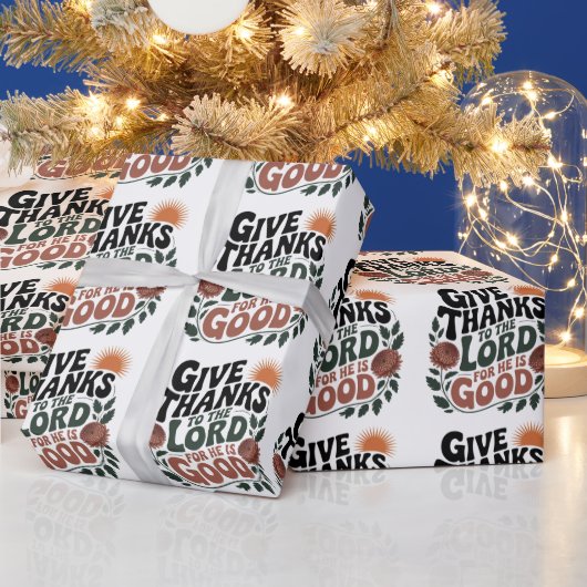 Danke sagen - Christlich Geschenkpapier (Feiertage)