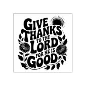 Danke sagen - Christlich Gummistempel (Prägung)