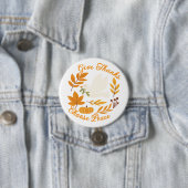 'Danke sagen, Frieden wählen' Button (Beispiel)
