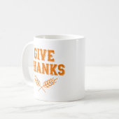 Danke sagen kaffeetasse (Vorderseite Links)