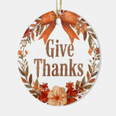 Danke sagen keramik ornament (Links)