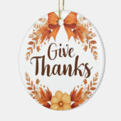 Danke sagen keramik ornament (Links)
