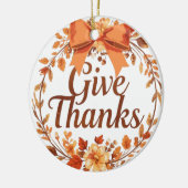 Danke sagen keramik ornament (Links)