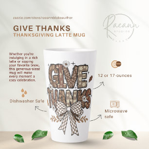 "Danke sagen" Thanksgiving Latte Tasse