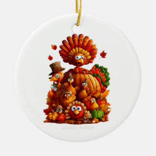 Danke sagen und Liebe teilen Keramik Ornament