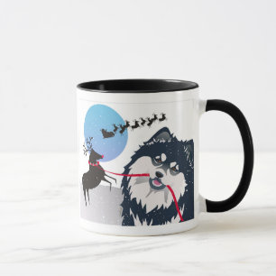 DANKE SANTA- Finnischer Lapphund Becher - Stil wäh Tasse