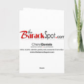 Danke, Santa! Grußkarte Feiertagskarte (Rückseite)