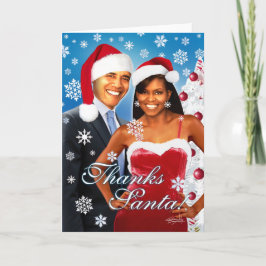 Danke, Santa! Grußkarte Feiertagskarte