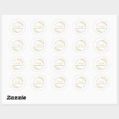 Danke-Sch sticker für Kleinunternehmen (Blatt)