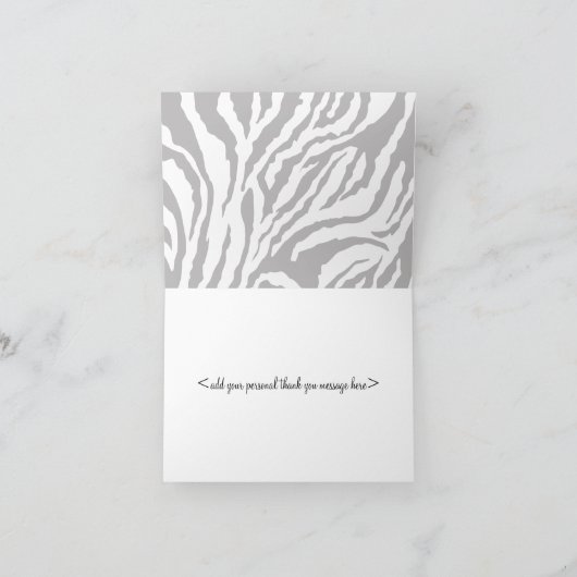 Danke, Schablone zu kardieren ** mutigen Dankeskarte (Innenseite)