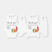 Danke, Scharfe Heiße Paprika-Hochzeit Geschenkschachtel (Ungefaltet)