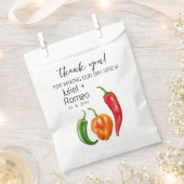 Danke, Scharfe Heiße Paprika-Hochzeit Geschenktütchen (Ausgeschnitten)