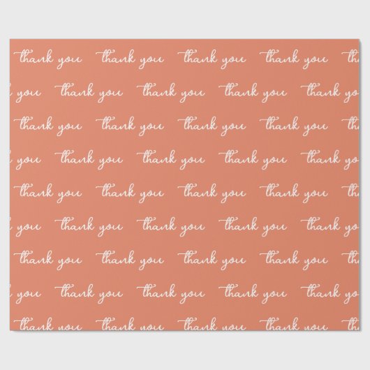DANKE SCHICK EINFACH MODERN PERSONALISIERT GESCHENKPAPIER (Flach)