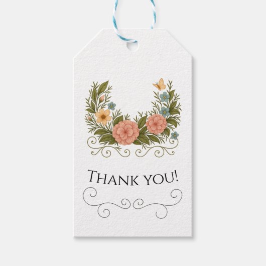 Danke-Schilder — Ich schätze es Geschenkanhänger (Vorderseite)