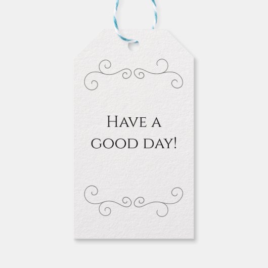 Danke-Schilder — Ich schätze es Geschenkanhänger (Rückseite)