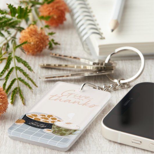Danke Schlüsselanhänger (Vorderseite rechts)