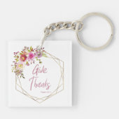 Danke Schlüsselanhänger (Rückseite)