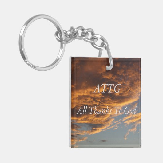 Danke Schlüsselanhänger (Vorderseite links)