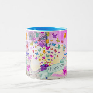Danke - Schmetterling - Tasse