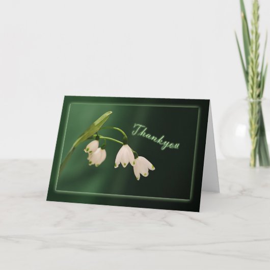 Danke - Schneeflocken (Vorderseite)