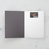 Danke schön Bridge over Creek in Forest Karte (Innenseite)