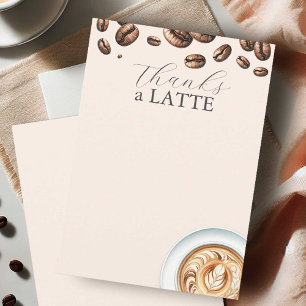 Danke schön Kaffeeliebhaber Notizkarten Mitteilungskarte