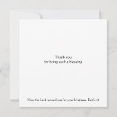 Danke schön Morning Light Sunrise Scripting (Rückseite)