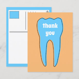 DANKE SCHÖN oddrex Zahn Postkarte