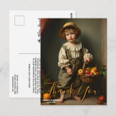 DANKE SCHÖN Postkarte (Vorne/Hinten)